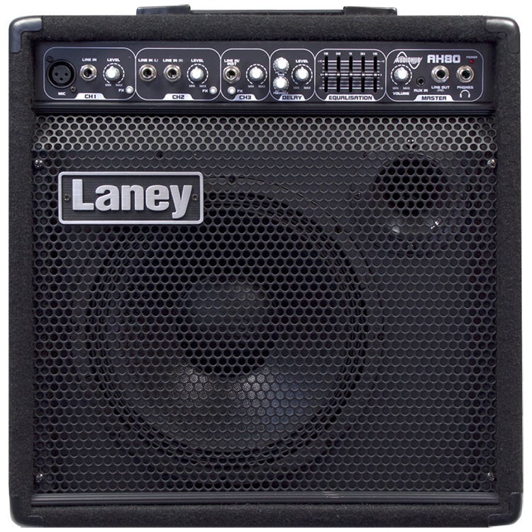 LANEY AH80 多功能鍵盤音箱-1x10吋單體/80瓦/3組輸入5段EQ附效果器/原廠公司貨