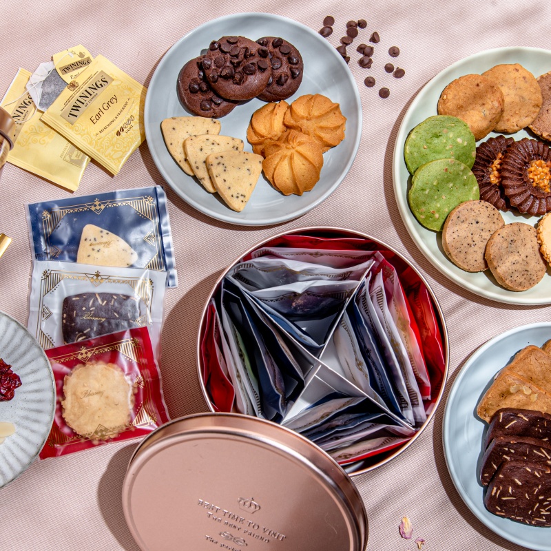 【秉醇烘焙坊】英倫午茶 鐵盒餅乾 獨立包裝 12種口味24片包裝 伴手禮 禮品 節慶 婚禮 喜餅 彌月送禮 台南甜點