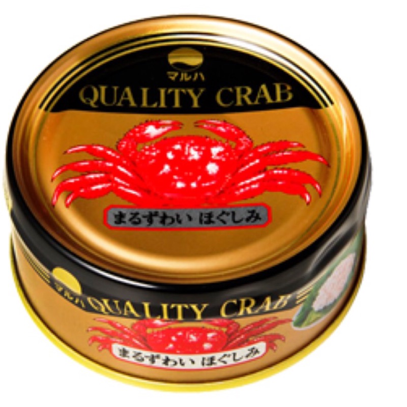 日本 丸哈 花蟹 螃蟹 罐頭 蟹肉罐頭 100g quality crab