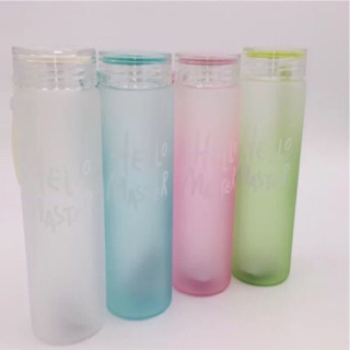 《現貨》🍊桔子！韓國 漸層色 玻璃水瓶 隨身瓶