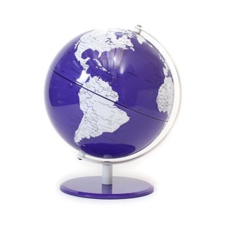 【SkyGlobe】 10吋簡約雙色地球儀(英文版)-紫色《WUZ屋子台中選物店》