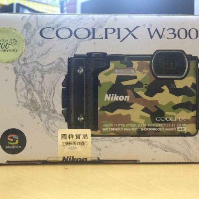 【全新未拆】Nikon Coolpix W300