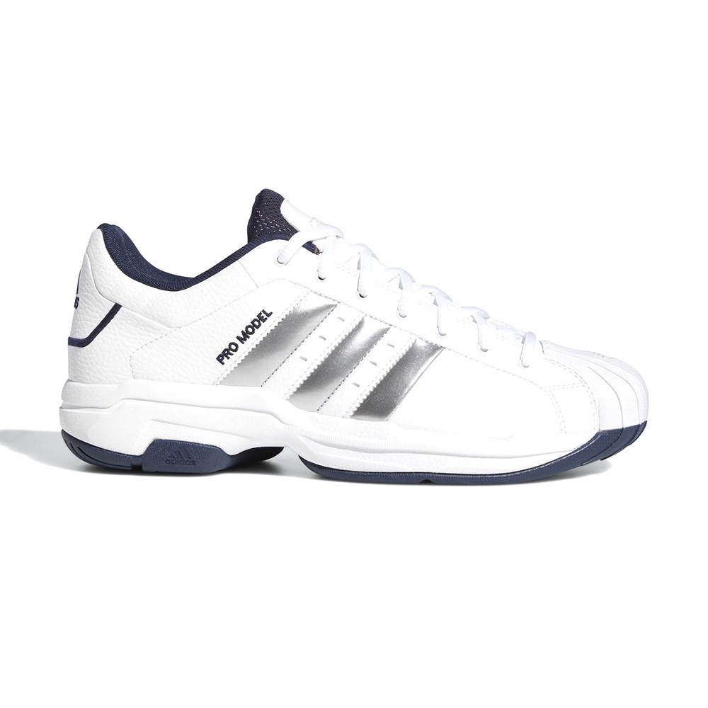 Adidas Pro Model 2G Low 男 白銀 避震 包覆 籃球鞋 H68051