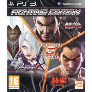 全新未拆 PS3 格鬥三合一 (鐵拳TT2+劍魂5+鐵拳6) 英文日文版 Tekken Fighting Edition