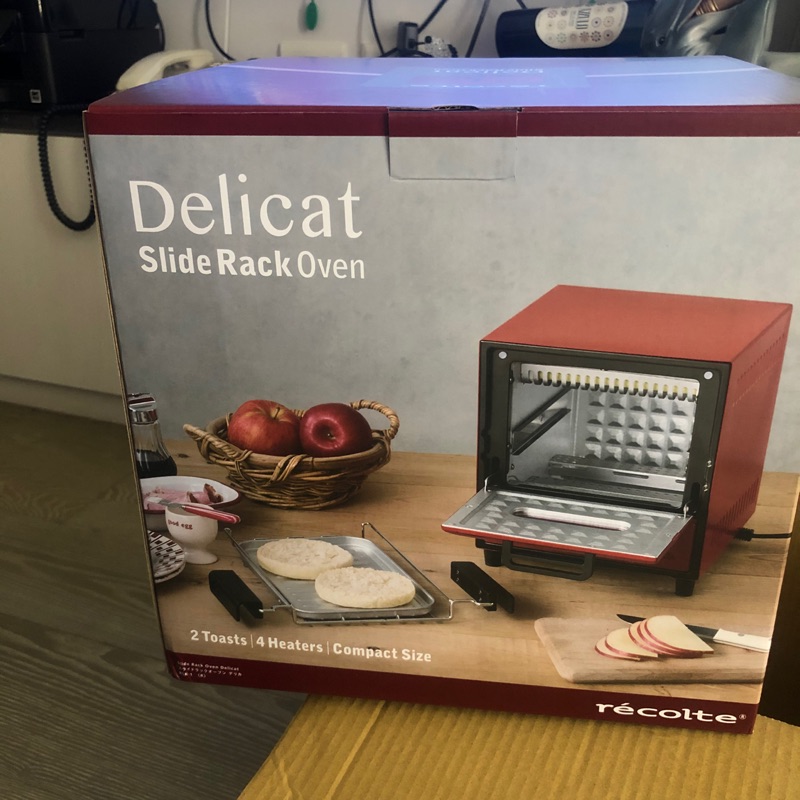 現貨紅色 日本麗克特 Delicat 電烤箱