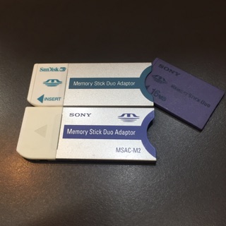 【現貨】SONY 原廠 轉接卡 MS PRO Duo 轉 MS Duo 卡 CCD 相機 可用 (1入) 不含記憶卡