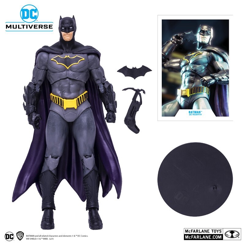 ｛克拉克玩具｝麥法蘭 7吋 DC MULTIVERSE 蝙蝠俠 REBIRTH BATMAN