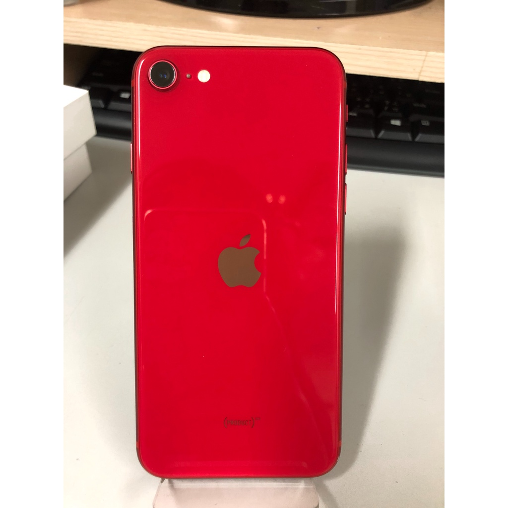 ﹝二手機﹞iPhone SE2 64G 4.7吋 紅 ✧實拍圖✧ 台中可約面交 ⚠不議價⚠