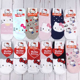 韓國 成人襪 HELLO KITTY 襪子 單雙 女襪 凱蒂貓 短襪