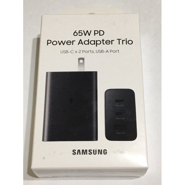 (買一送一)（聯強公司貨）三星 EP-T6530 65W PD power Adapter Trio三孔快充旅充頭