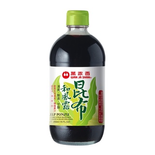 萬家香 昆布和風露 450ml 涼拌醬 海鮮沾醬