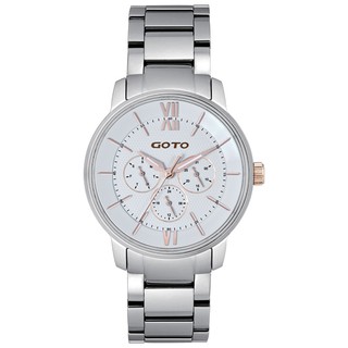 GOTO Ego系列時尚手錶-白
