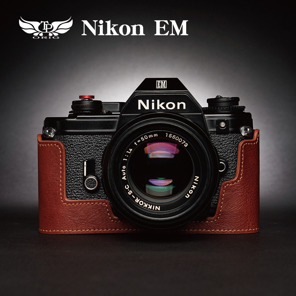 小馨小舖 【TP 適用於 Nikon EM 真皮相機底座】 相機底座 相機皮套 相機包