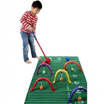 【玩具倉庫】(限宅配)【ISPORT 體能教具】跳遠槌球組 ← 感覺統合 幼兒園 教具 設備