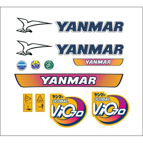 挖土機貼紙 YANMAR VIO70-3
