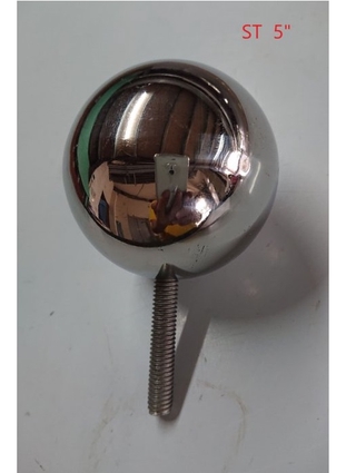 【singcoco】白鐵圓球 4" 5" 6" 8" 厚度0.8mm 不銹鋼空心圓球 扶手欄杆柱用圓球 裝飾球