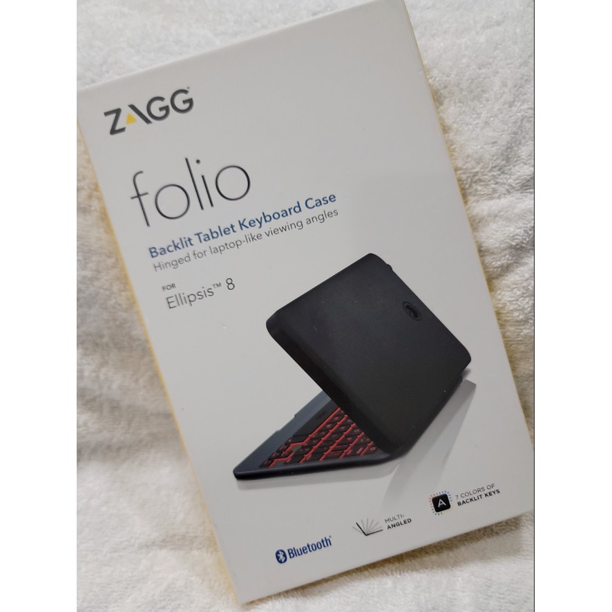 全新 / ZAGG folio 無線藍芽鍵盤⌨️ for Ellipsis 8