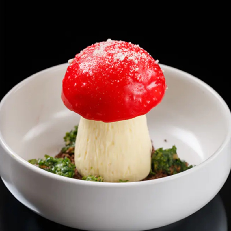 🔥低價免運🔥料理工具#創意小蘑菇慕斯模具圓柱半圓抖音網紅法式甜品磨具杏鮑菇蛋糕