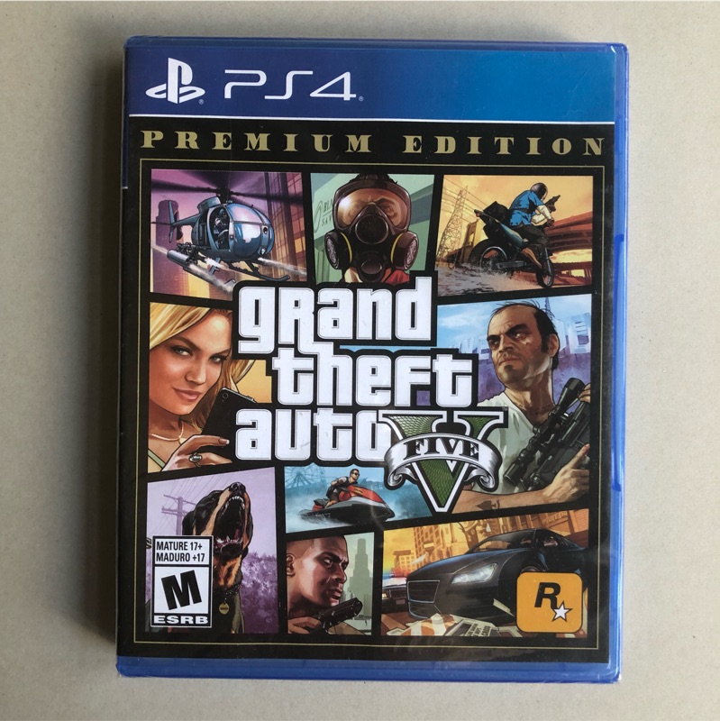 【全新】PS4遊戲 GTA5 俠盜獵車手5 中文版 豪華版 GTA 5 Grand Theft Auto V