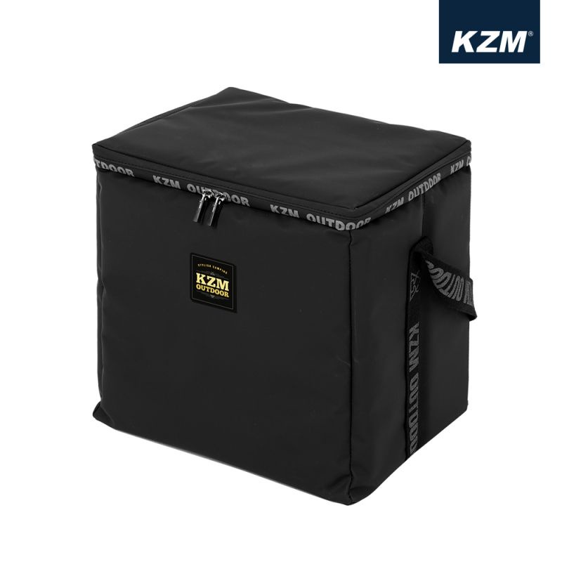 KAZMI KZM 素面個性保冷袋15L(黑色)【露營生活好物網】
