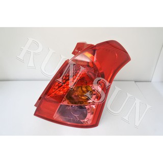 ●○RUN SUN 車燈,車材○● 全新 鈴木 2008 2009 SWIFT 原廠型紅黃粉紅 尾燈 一顆 臺灣製造