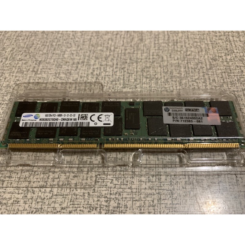 二手 三星 伺服器用 16G DDR3 PC3-14900R 1866記憶體