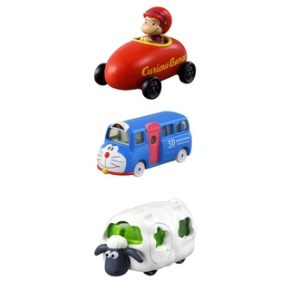 ☆88玩具收納☆日本直送 TOMICA 多美小汽車 157 158 好奇猴喬治/哆啦A夢 巴士模型車玩具車合金車 特價