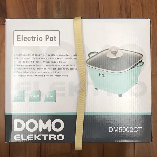 比利時DOMO歐風2.2L多功能料理電火鍋