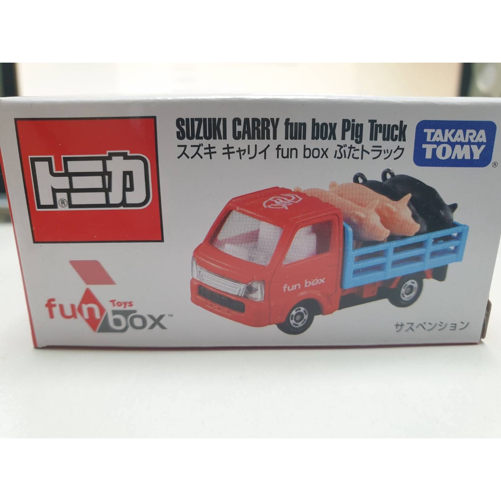 宥宥 TOMICA 多美小汽車 台灣限定 Suzuki Carry FunBox Pig Truck 小豬車 載豬車 豬