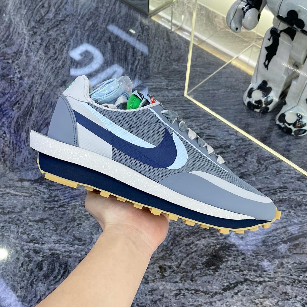 【螺絲服飾】正品 /現貨 NIKE LDWaffle x sacai x CLOT "Cool Grey"