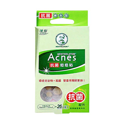 Acnes抗菌痘痘貼綜合型26入 躍獅連鎖藥局 蝦皮購物