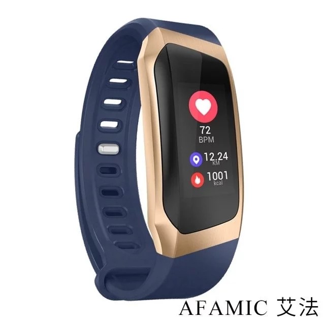 【AFAMIC 艾法】M8藍牙智能心率GPS運動手環 運動手錶 防盜智慧手錶(可更換錶帶)