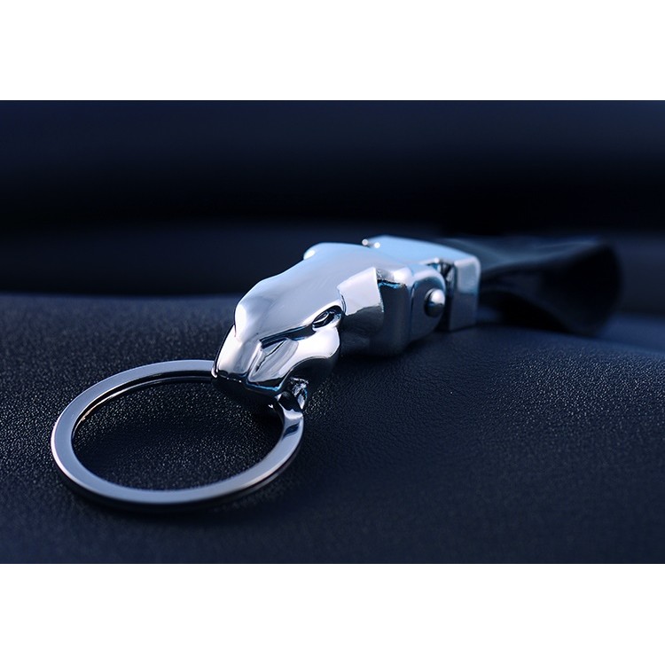 捷豹頭 皮帶 鋅合金金屬 鑰匙圈 鑰匙扣 鑰匙環 鑰匙包 豹頭 Jaguar