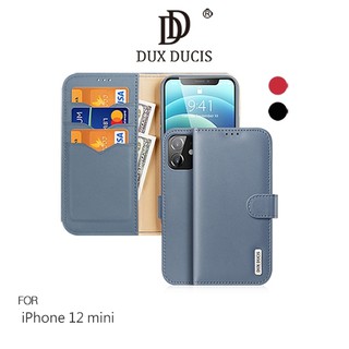 DUX DUCIS Apple iPhone 12 mini (5.4吋)Hivo 真皮保護套