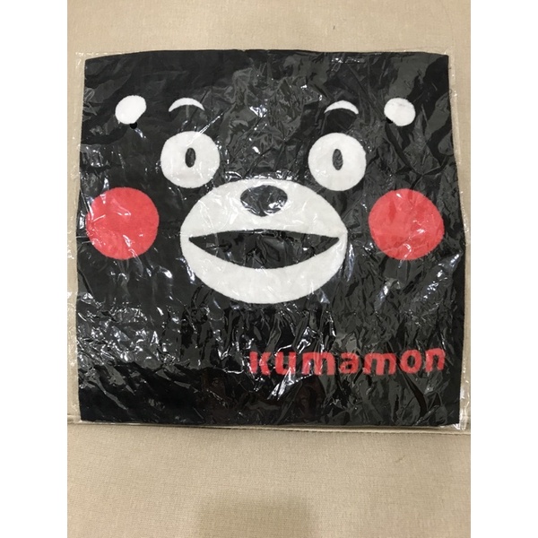 《日本正版》KUMAMON熊本熊方巾 大手帕 毛巾 100%純棉 日本原裝商品