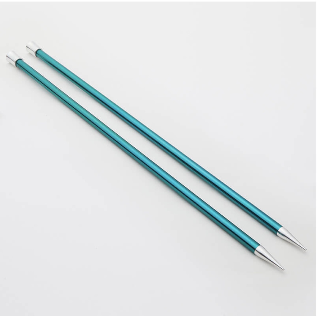 KnitPro Zing彩色金屬25cm單頭棒針