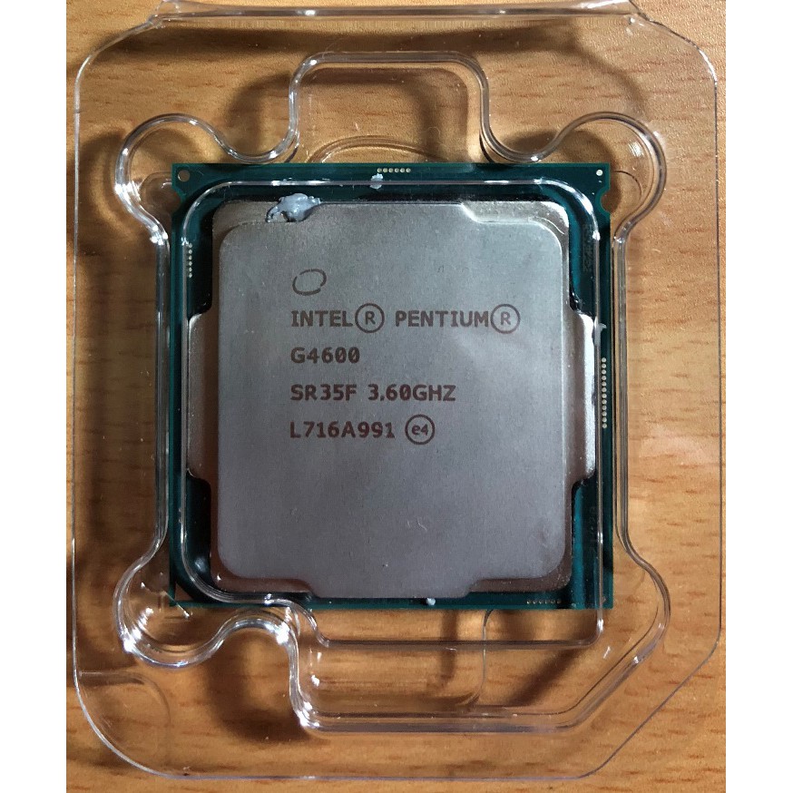 Intel G4600 (原廠內盒裝) CPU 雙核CP值首選 效能媲美I3