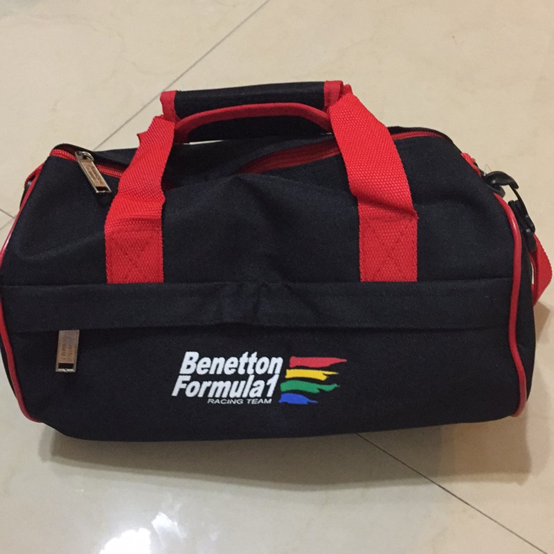 benetton formula 1 班尼頓圓筒側背包