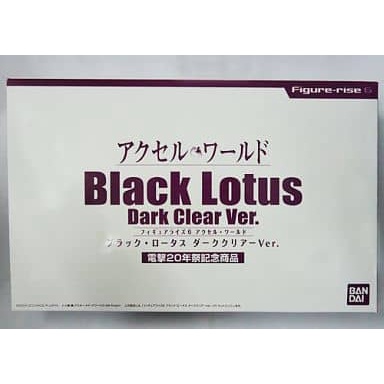 現貨 BANDAI 萬代 FIGURE-RISE 6 加速世界 組裝模型 Black Lotus (黑睡蓮) 限定透明版