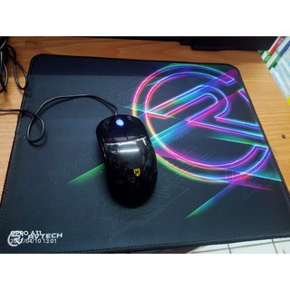 遊戲滑鼠墊 RV-TECH 中型 FLACON 縫紉邊緣 295X250X2MM 遊戲鼠標塗層