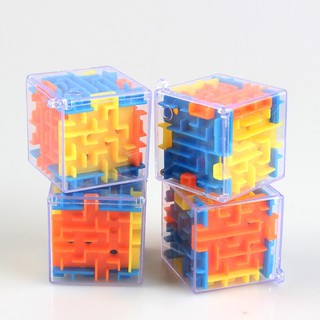 兒童益智早教玩具 透明3d走珠立體迷宮彈珠 成人智力減壓魔方玩具100個起發貨