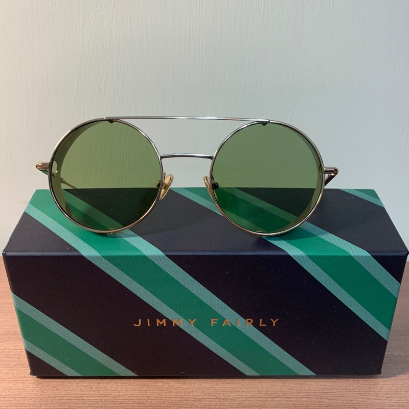 JIMMY FAIRLY 軍綠色鏡片墨鏡| 蝦皮購物