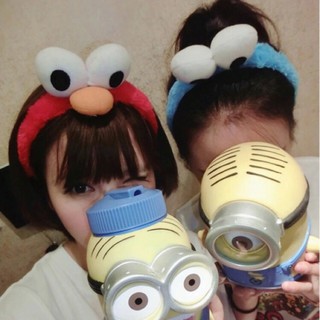 Elmo髮圈 Elmo髮箍 Elmo 髮圈 髮箍 髮飾 頭飾 項鍊 耳環