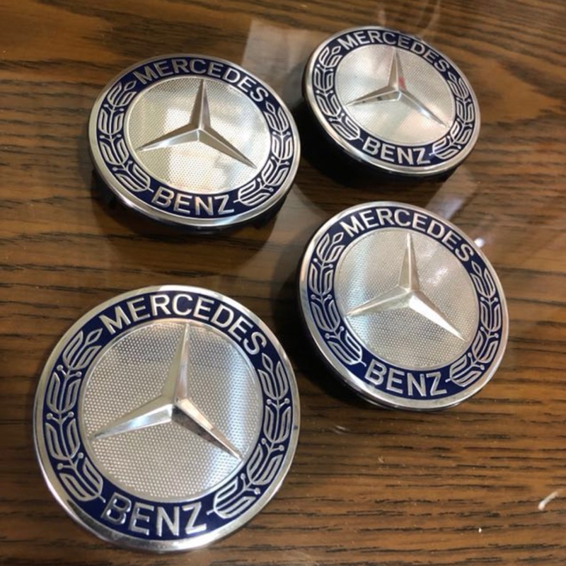 Mercedes Benz 藍標 輪圈蓋 原廠貨