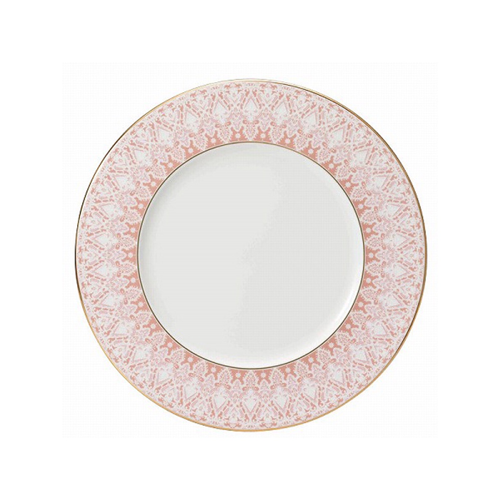 【 NARUMI日本鳴海骨瓷】AURORA粉紅極光骨瓷平盤(21cm) 餐桌擺設 下午茶首選