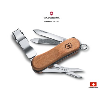 Victorinox瑞士維氏核桃木65mm指甲剪Nail Clip Wood 580,6用瑞士刀【0.6461.63】