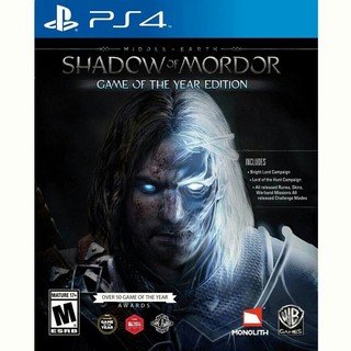 PS4 中土世界 魔多之影 年度版 魔戒 含dlc middle earth shadow of mordor 英文