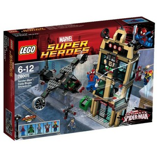 【台中翔智積木】絕版品 LEGO 樂高 超級英雄 蜘蛛人 76005 Daily Bugle Showdown