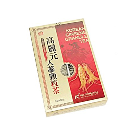 韓國高麗元人蔘茶顆粒茶3g*100包 /盒