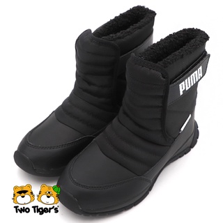 PUMA Nieve Boot 防潑水 內刷毛 高筒 靴 童靴 黑 Y1770(38074503)